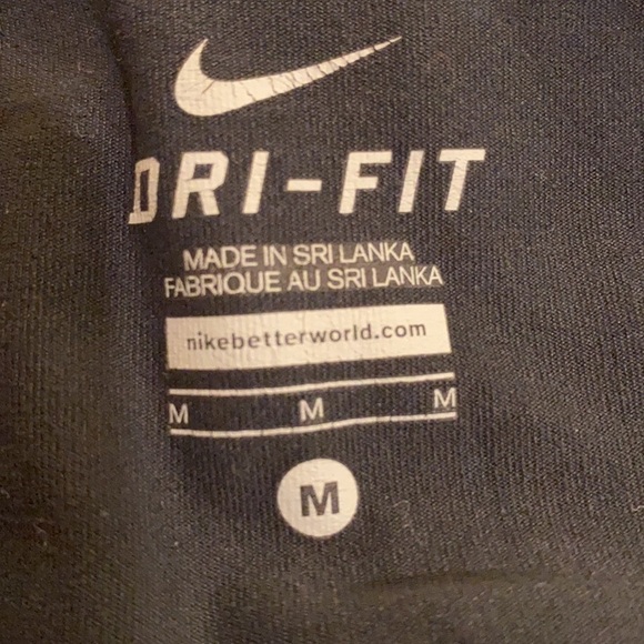 Nike  Black Mesh Capri Leggings - Picture 7 of 8